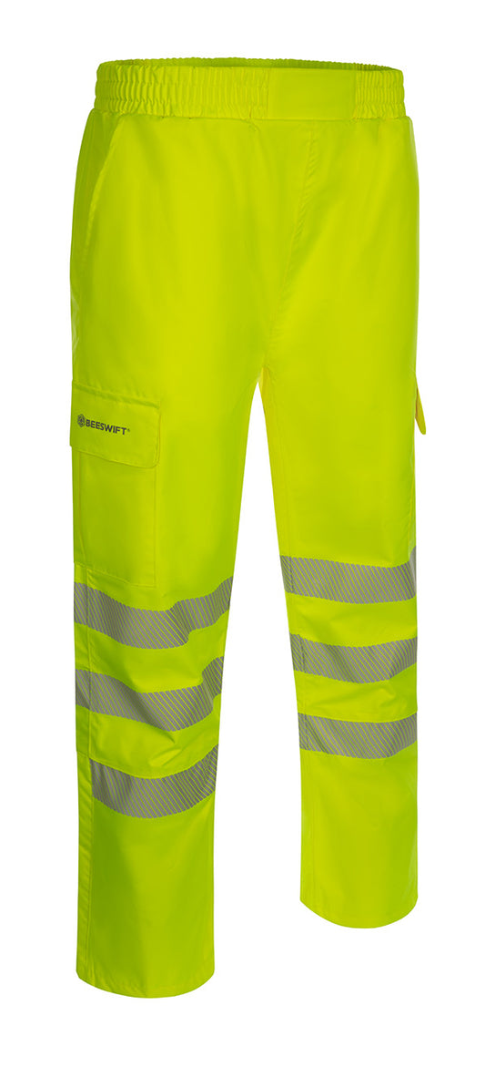 Beeswift Birkdale Hi-Vis Waterproof Breathable Trousers