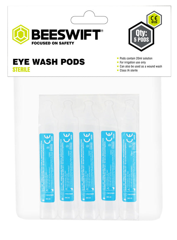 EYEWASH PODS PACK OF 5 X 20ML