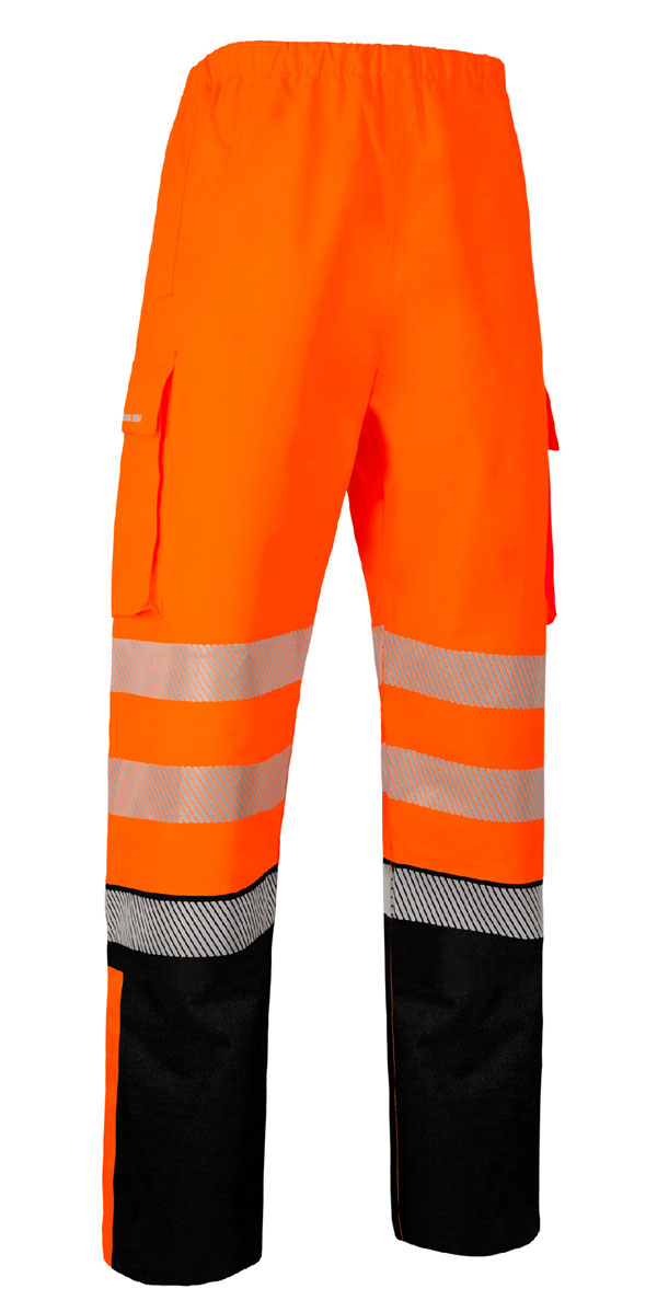 Beeswift Deltic Hi-Vis Two-Tone Ripstop Breathable and Waterproof Rail OverTrouser