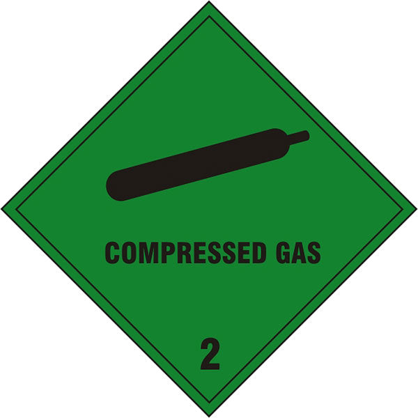 COMPRESSED GAS SIGN