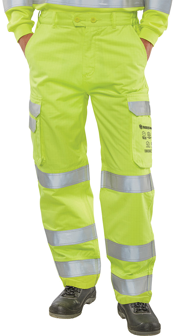 Beeswift ARC Compliant Hi-Vis Trousers