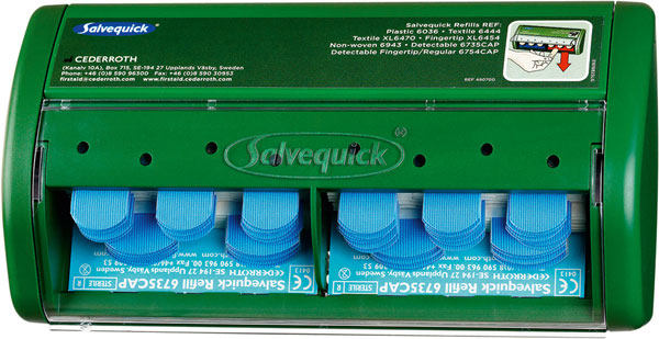 Salvequick Plaster Dispenser with 70 Detectable Plasters