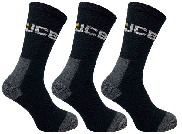 JCB Workwear Work Socks With Added Elastane