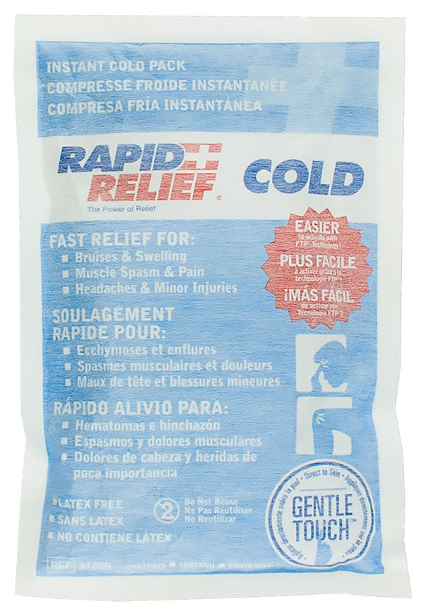 Rapid Relief Instant Cold Pack Large 5"X 9"