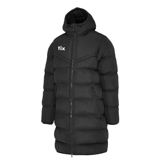 Tech Chevron Puffer Coat