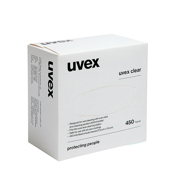 Uvex Lens Cleaning Tissues - 450 Box