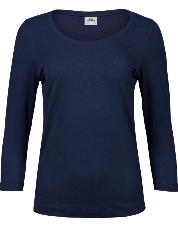 Tee Jays Ladies 3/4 Sleeve Stretch Tee