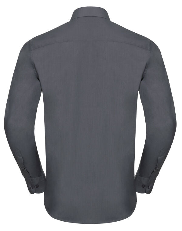 Russell Collection Mens LS Tailor Poplin
