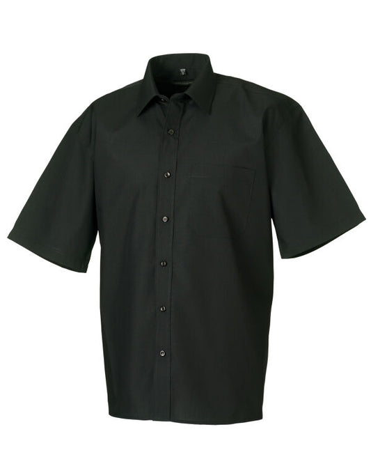 Russell Collection Men SS Classic Poplin