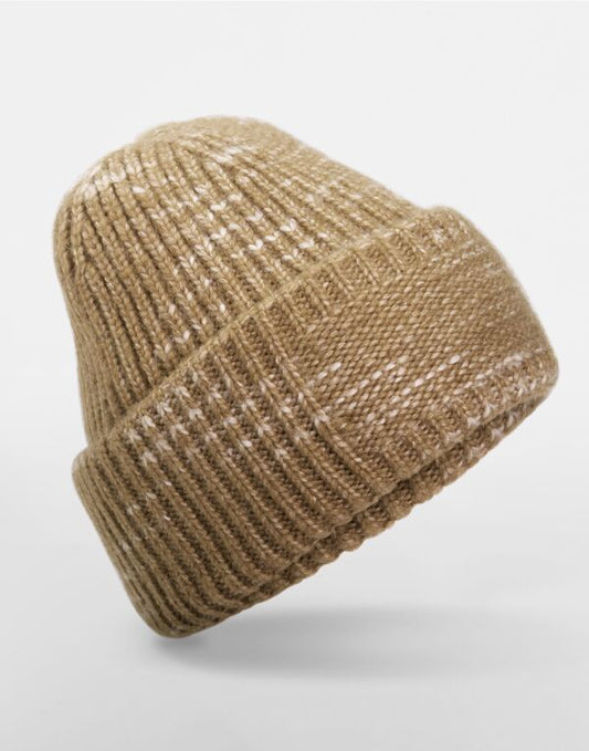 Beechfield Chunky Knitted Patch Beanie
