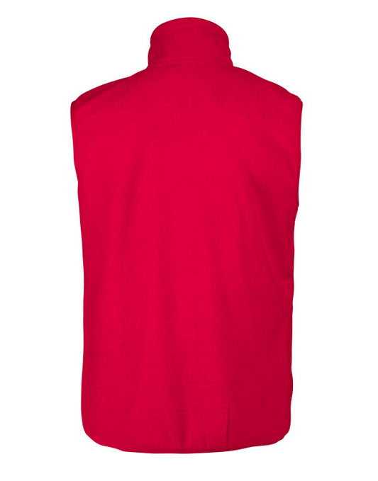 Printer Red Sideflip Fleece Vest