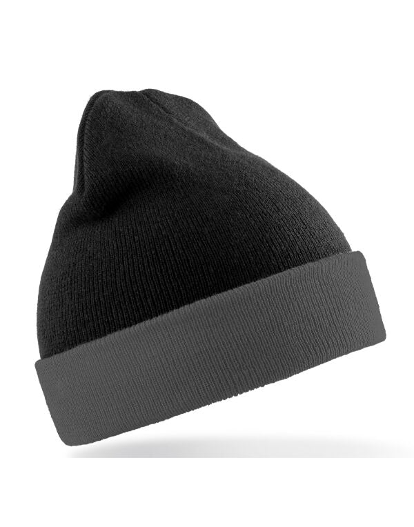 Result Recycled Black Compass Beanie