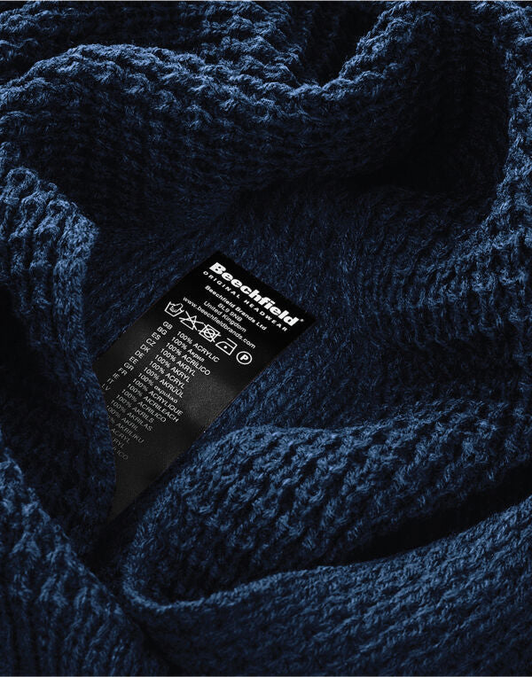 Beechfield Classic Waffle Knitt Scarf