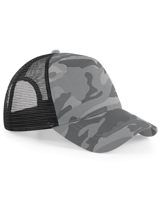 Beechfield Camo Snapback Trucker