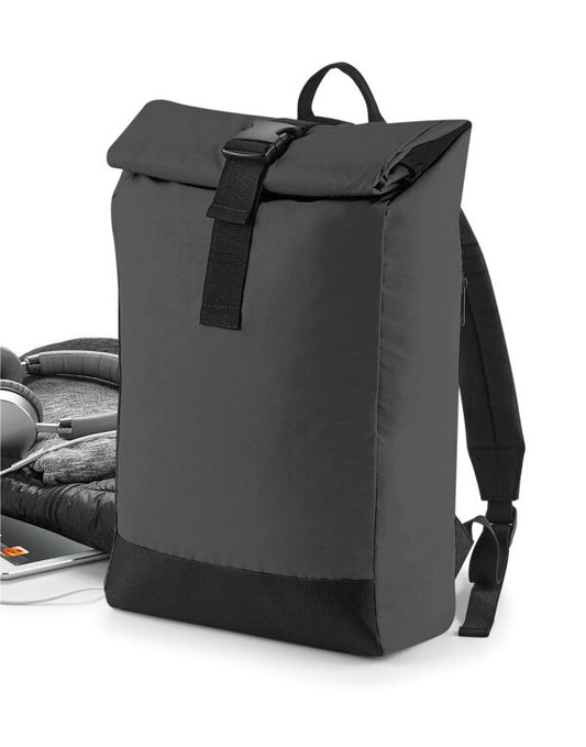 Bagbase Reflective Roll-Top Backpack