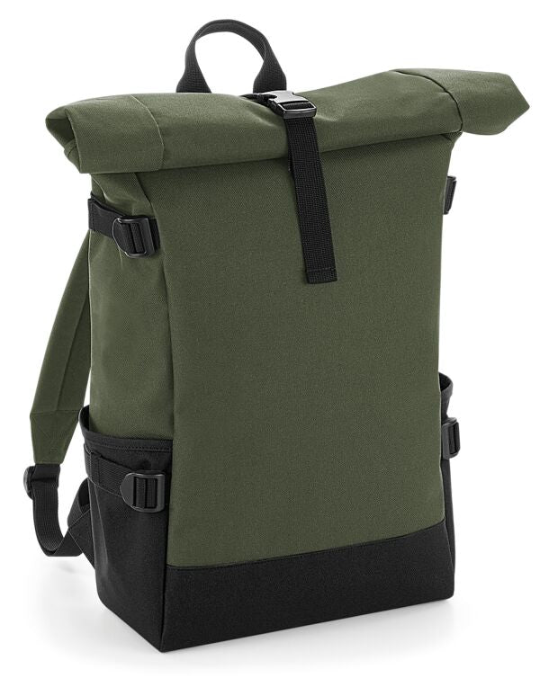 Bagbase Block Roll-Top Backpack