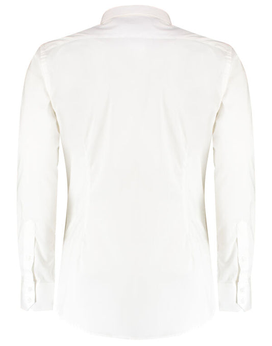 Kustom Kit Mens LS Stretch Oxford Shirt