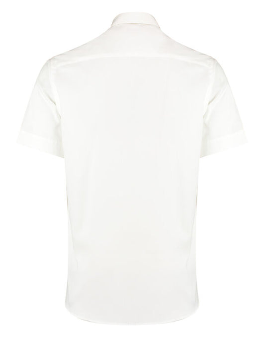 Kustom Kit Mens SS Tailored Oxford Shirt