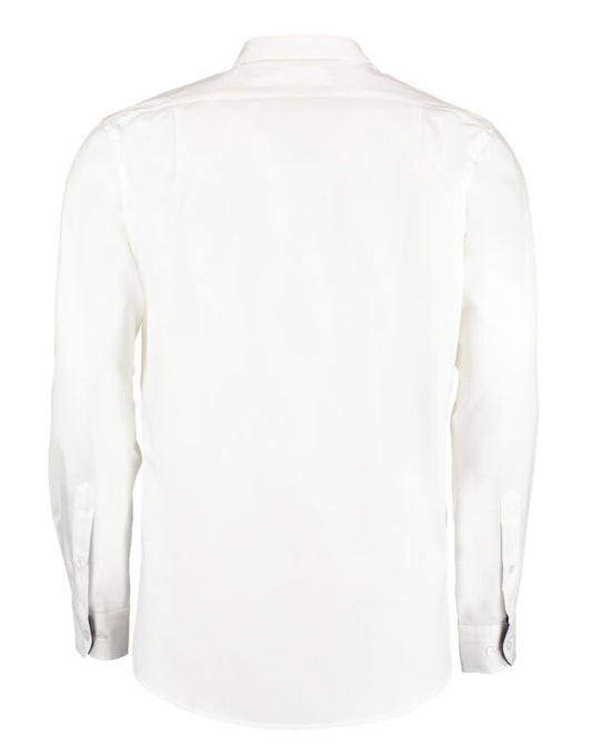 Kustom Kit Mens LS Contrast BDC Shirt