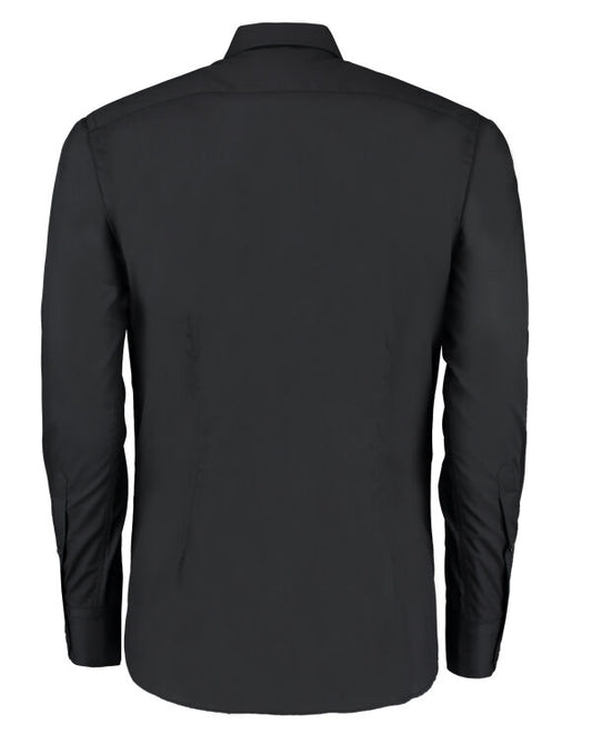 Kustom Kit Mens LS Slim Business Shirt