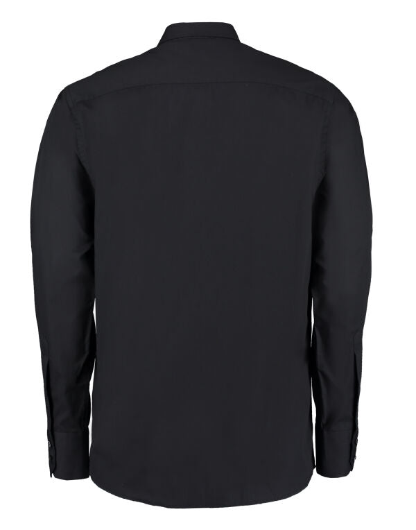 Kustom Kit Mens LS Tailored City Shirt