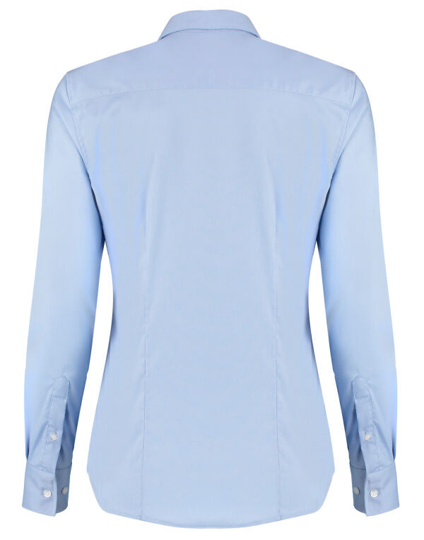 Kustom Kit Lady LS Stretch Oxford Shirt
