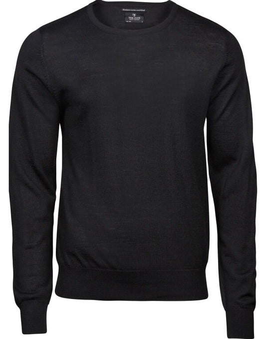 Tee Jays Mens Crew Neck Knitted Sweater
