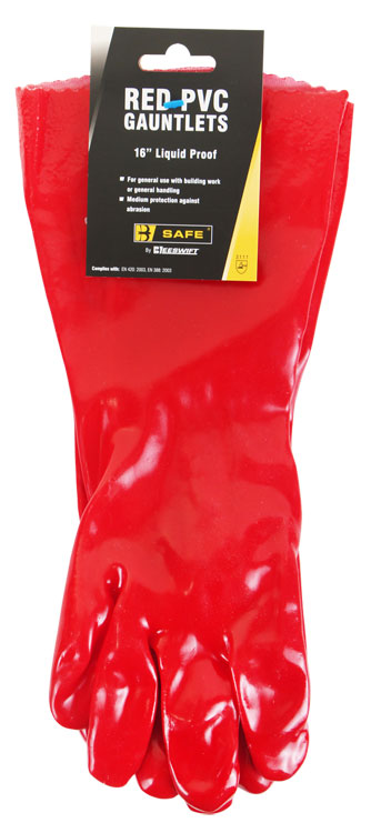 PVC GAUNTLET 16"