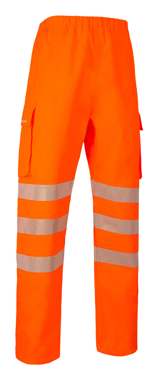 Beeswift Deltic Hi-Vis Ripstop Breathable and Waterproof Rail OverTrouser