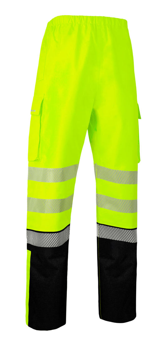 Beeswift Deltic Hi-Vis Two-Tone Ripstop Breathable and Waterproof Rail OverTrouser