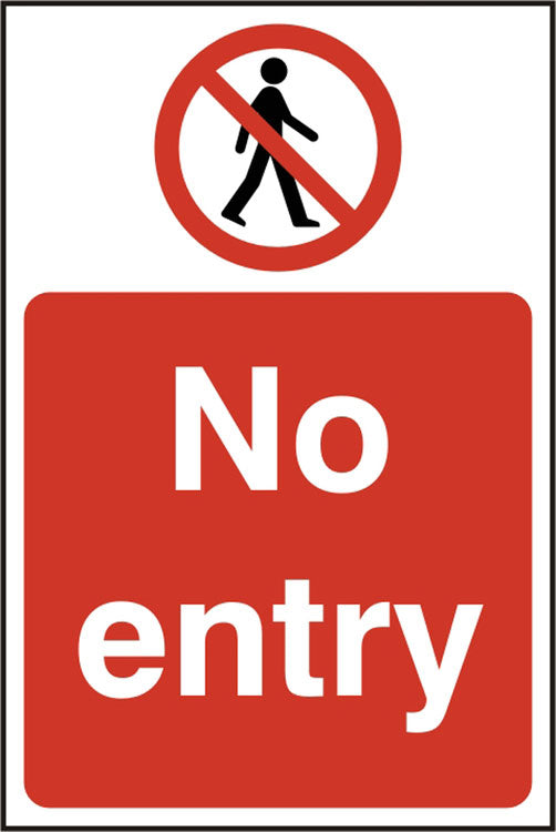 NO ENTRY SIGN