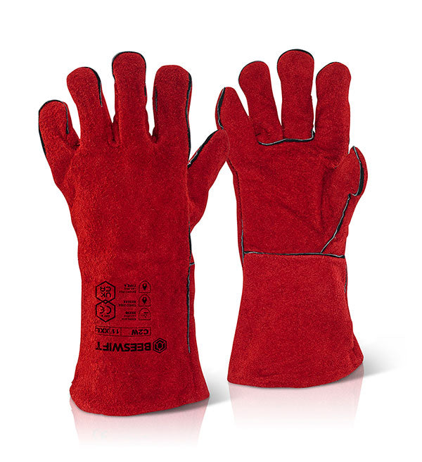 Beeswift Welders Gauntlet Gloves 14"
