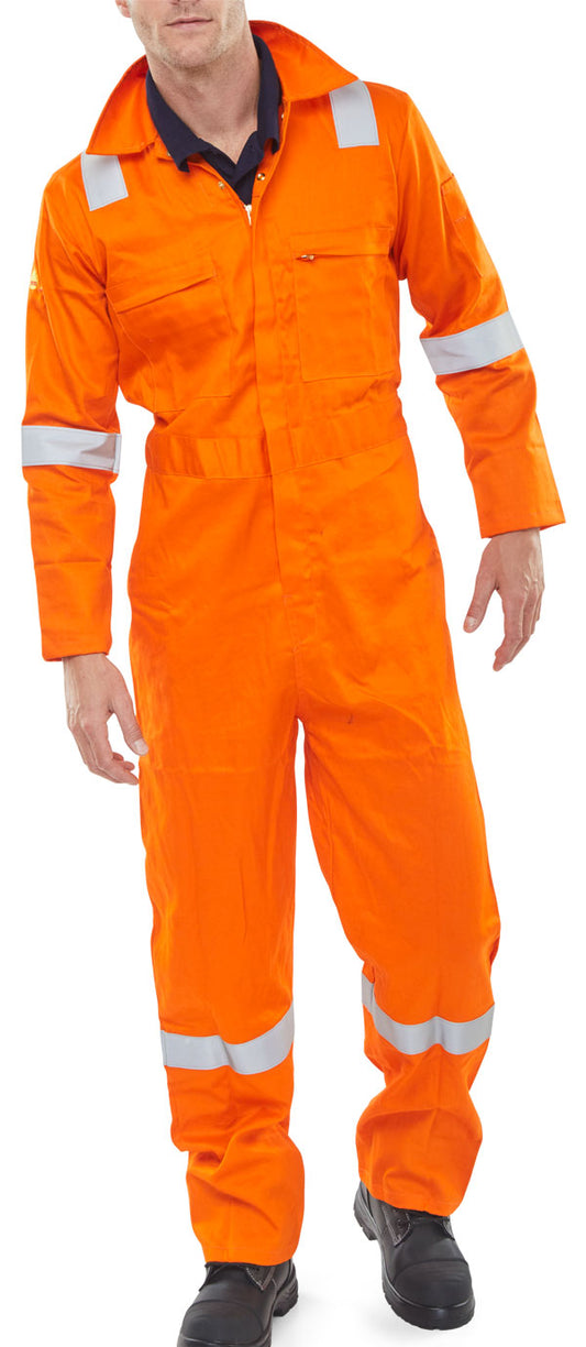 Beeswift Burgan Fire Retardant Anti-Static Boilersuit