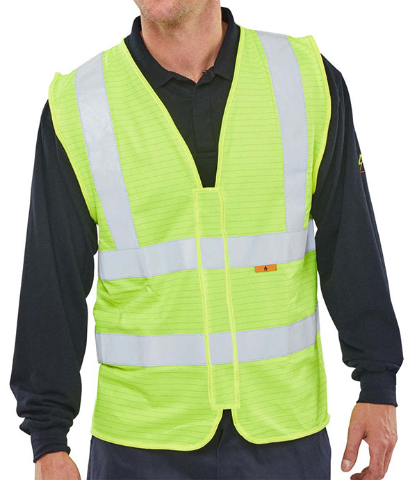 Beeswift Fire Retardant Hi-Vis Vest
