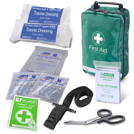 Click Medical Critical Injury Bag - High Risk BS8599-1:2019