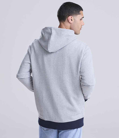 EA051 Heather Grey/Navy Model