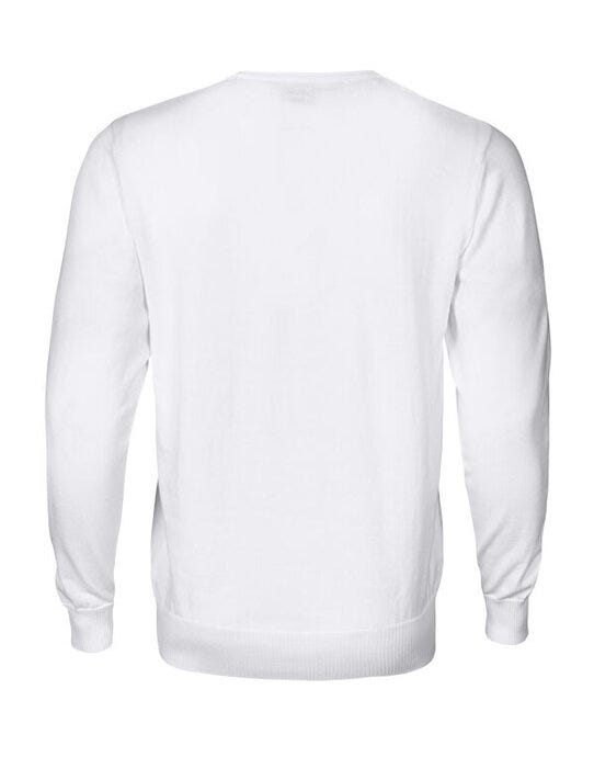 Printer Forehand Knitted V Neck Sweater