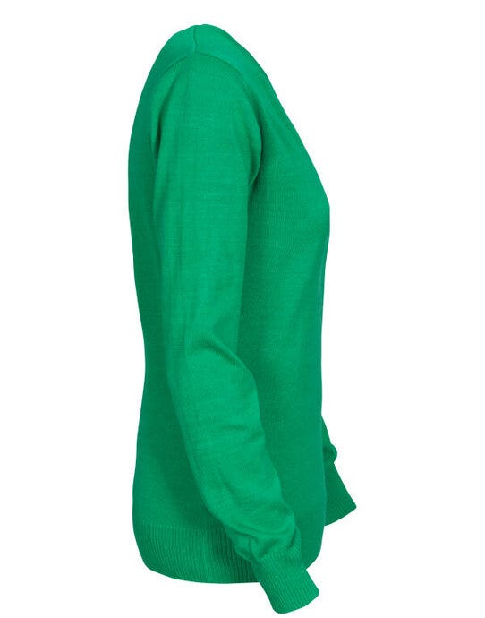 Printer Ladies Forehand Knitted V Neck