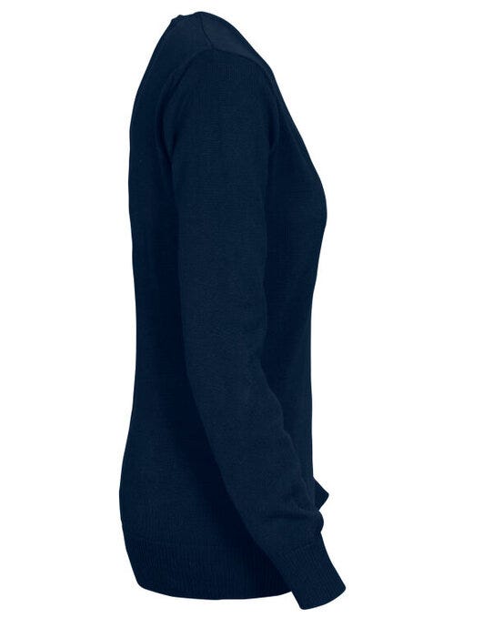 Printer Ladies Forehand Knitted V Neck