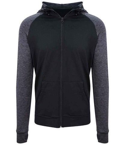 JC057 Black/Black Slate Melange Front