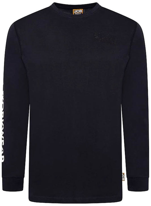 JCB Workwear Banner Long Sleeve T-Shirt