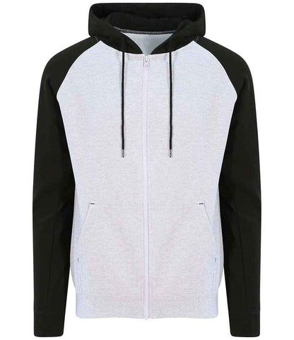 JH063 Heather Grey/Jet Black Front