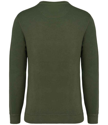 NS414 Washed Organic Khaki Back