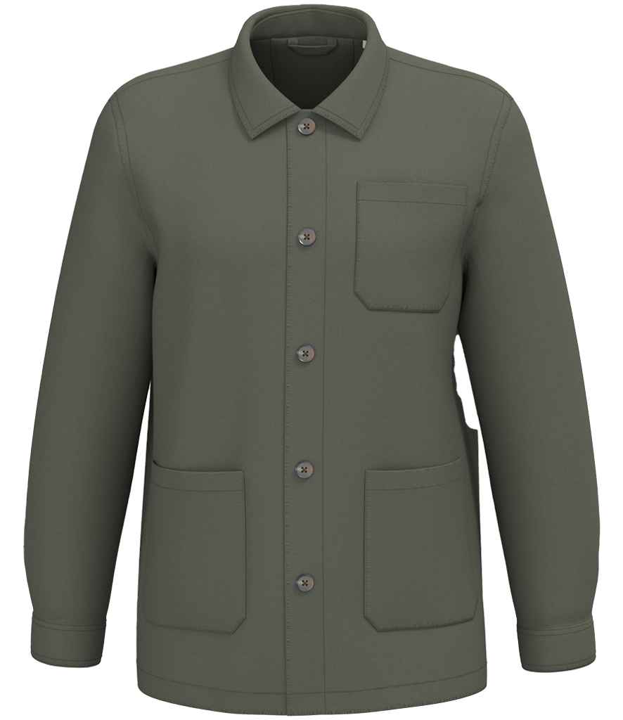 NS611 Washed Organic Khaki Front