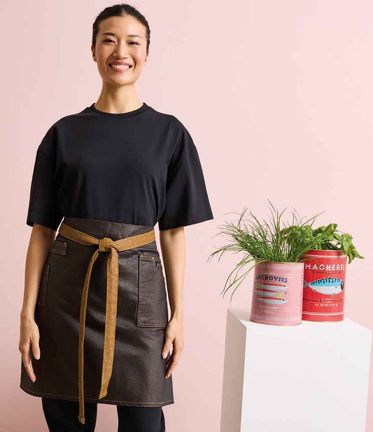 PR135 Black/Tan Denim Model