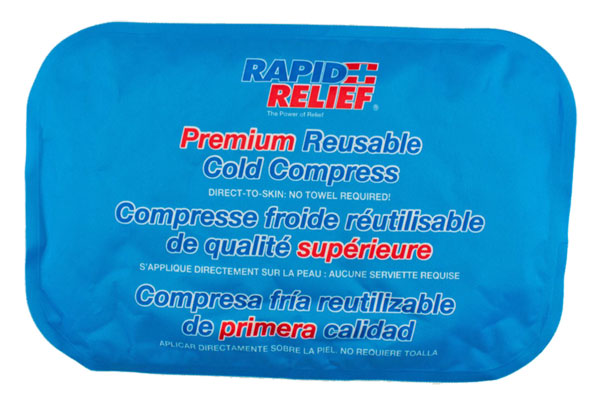 Rapid Relief Premium Reusable Cold Compress 8"X 12"