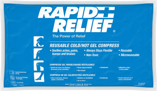 Rapid Relief Reusable Hot/Cold Gel Compress 5"X 9"