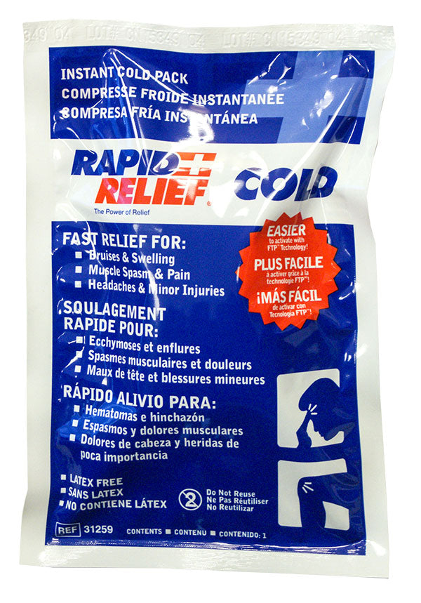 Rapid Relief Instant Cold Pack Large 5"X 9"