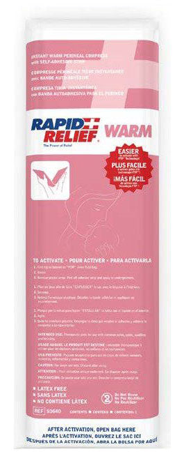 Rapid Relief Instant Warm Perineal Compress 5"X 16"