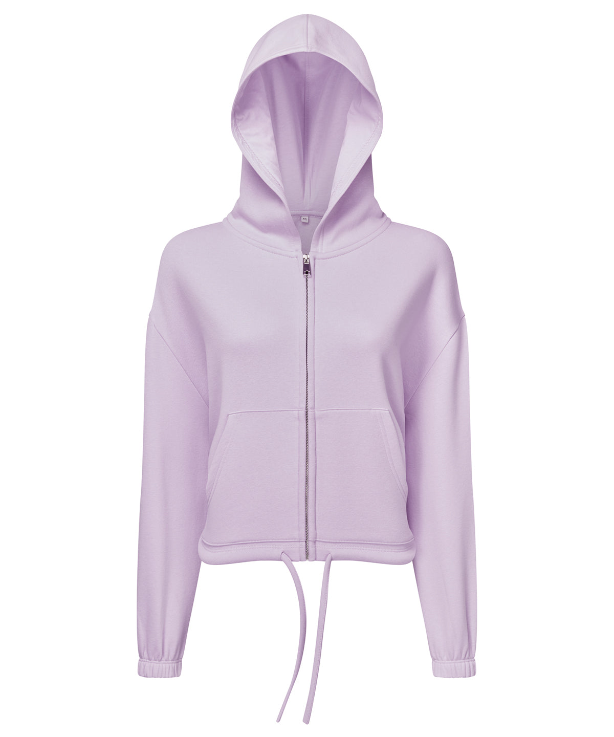Women's TriDri® recycled cropped oversize full-zip hoodie